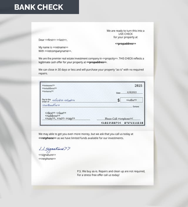 Bank Check