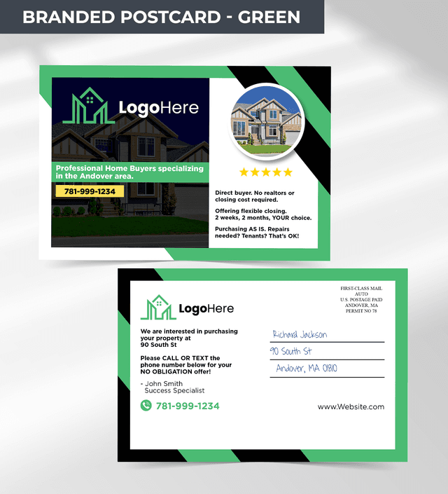 Branded Card - Green