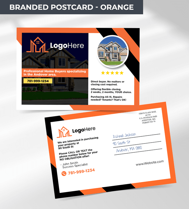 Branded Card - Orange