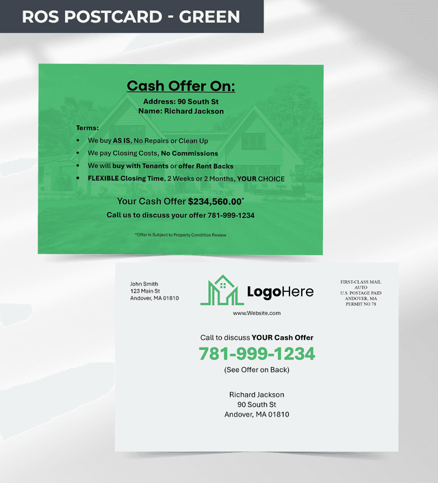 ROS Postcard - Green